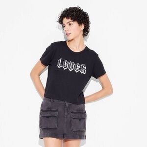 Modern Lux Women's Lover Short Sleeve Graphic Baby T-Shirt